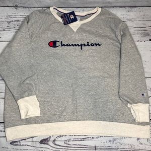 Womens Champion Grey Pullover